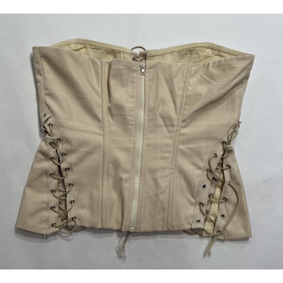 Princess Polly Eden Lace Up Corset in Cream - Picture 3 of 4